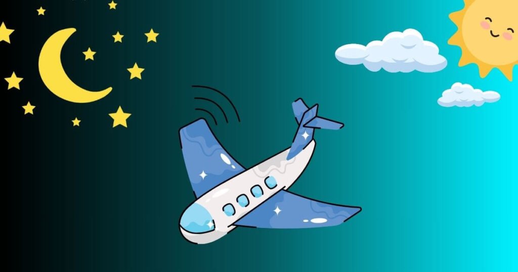 toddler and baby flying time morning or night