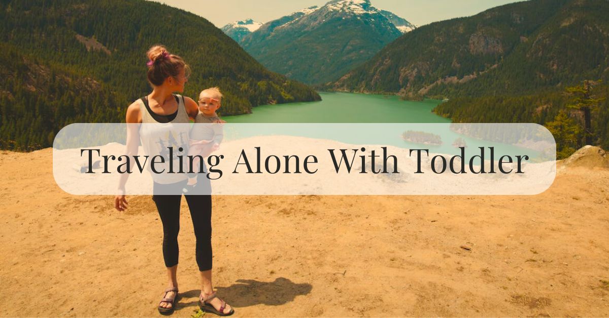 mother traveling alone with baby